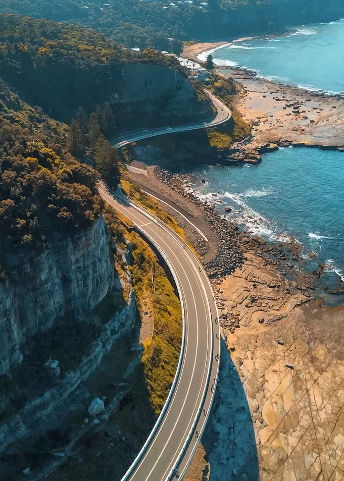 Flight Over Sea