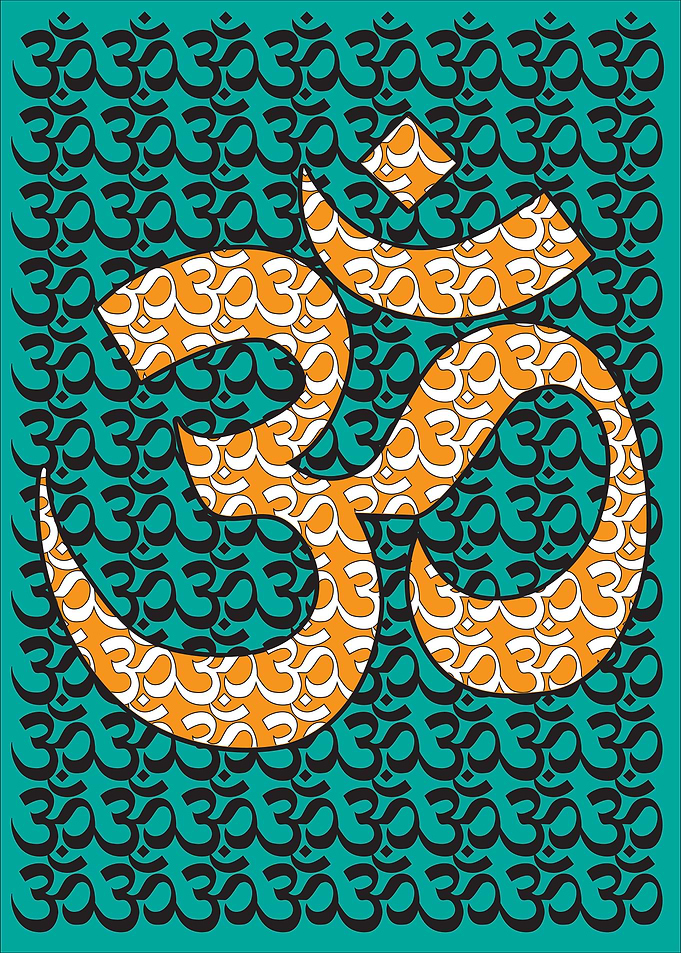 Om yellow and green