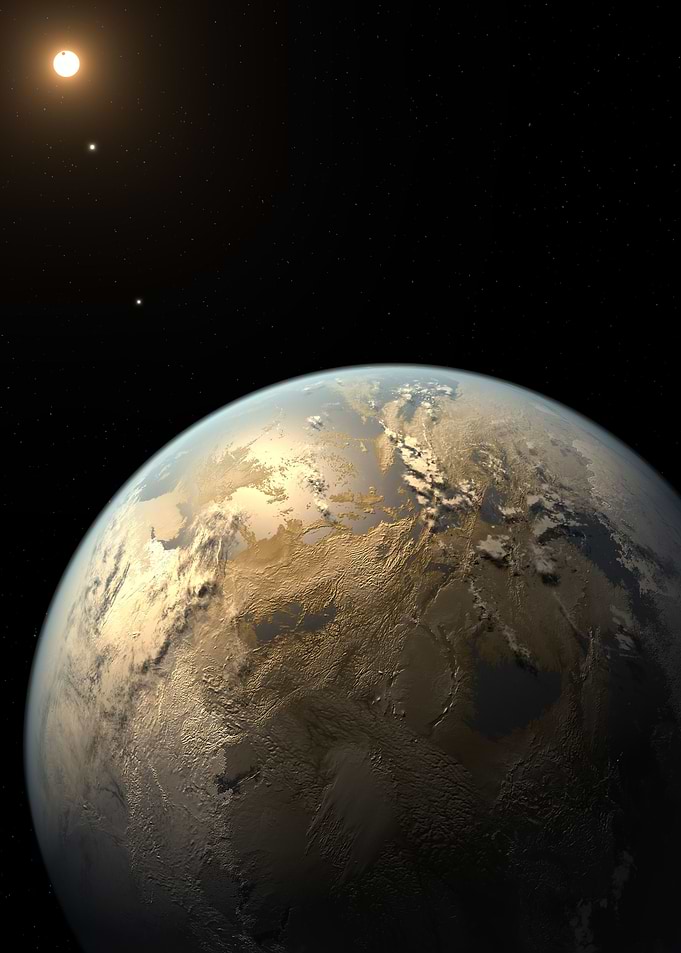 Earth in the Dark Space