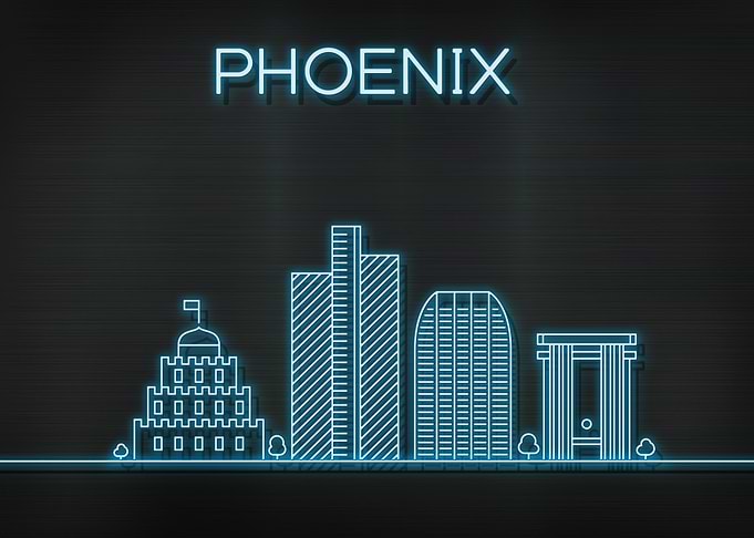 Phoenix City Skyline