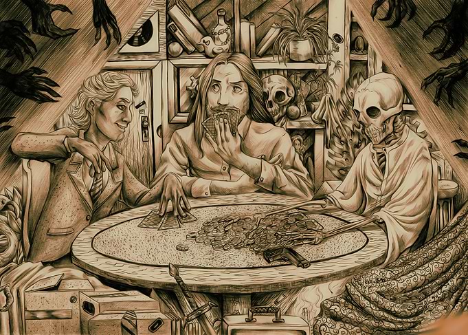 Poker with the dead