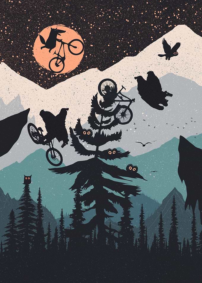 Fox Punk and Orange Moon