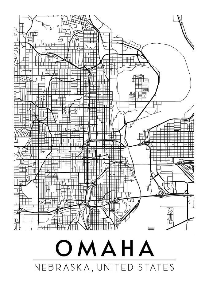 Omaha Nebraska Map