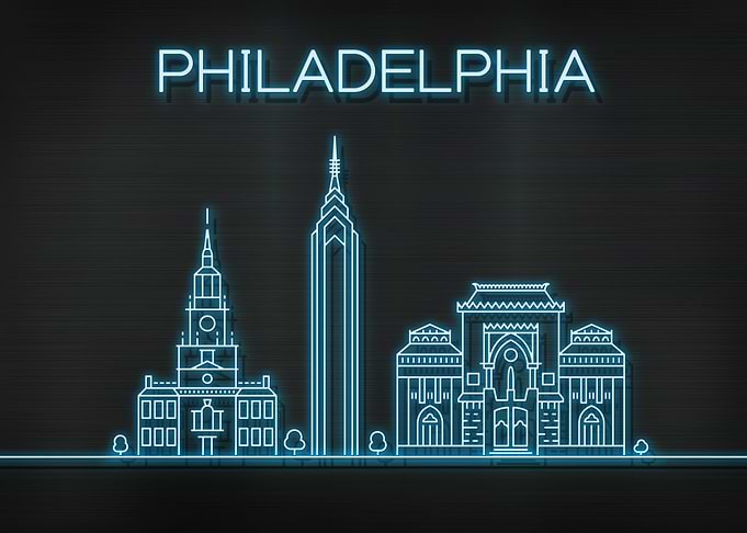 Philadelphia City Skyline