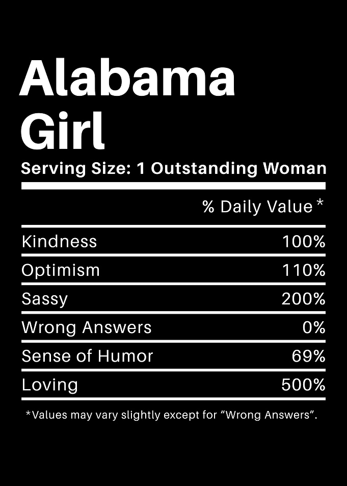 Alabama Girl Nutrition
