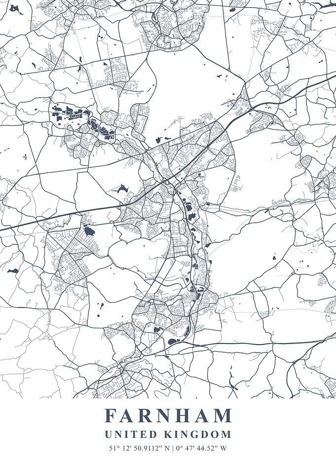 Farnham Ash Plane Map