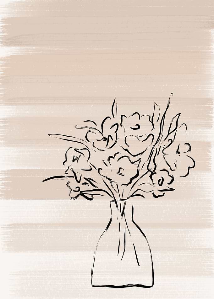 Abstract Botanical Flowers