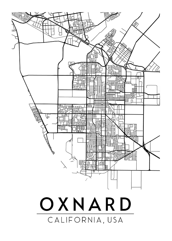 Oxnard California Map
