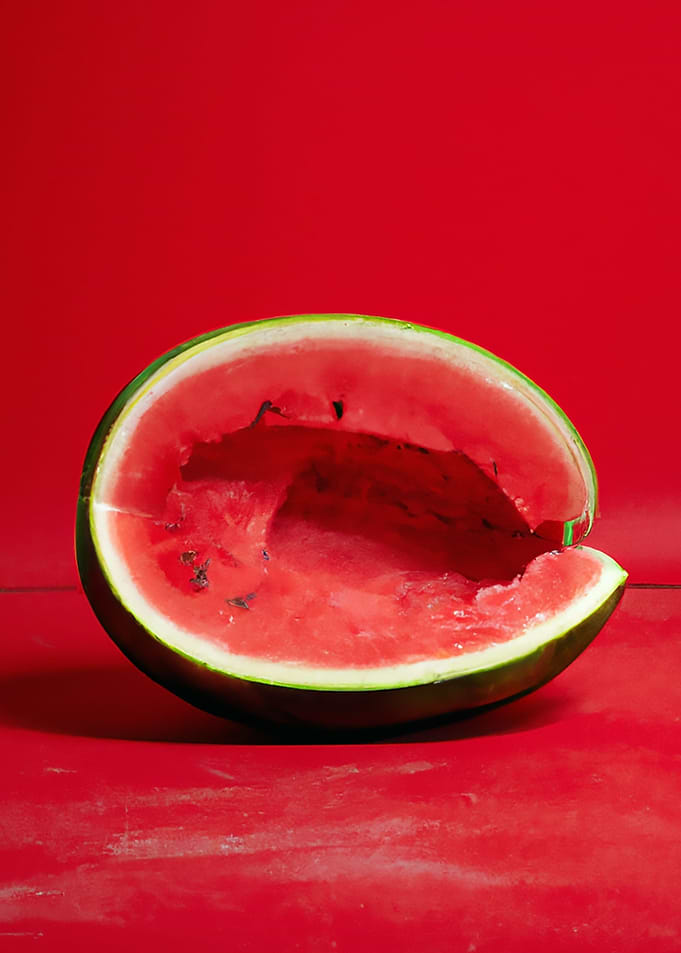 slice watermelon