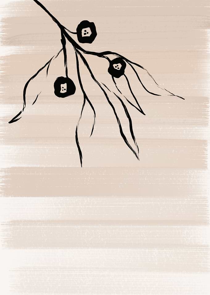 Abstract Cherry Blossom