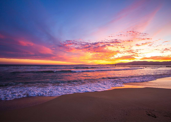 Beach Sunset Nature