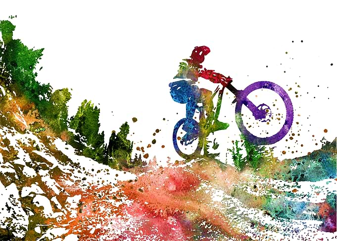 Mountain biking