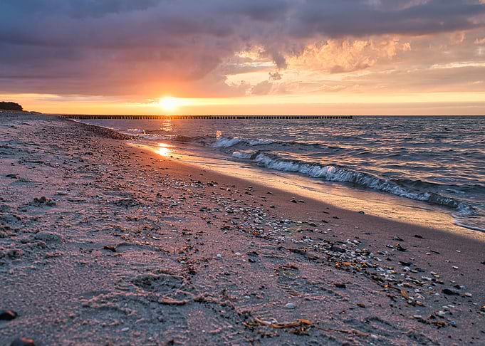 Beach Sunset Nature