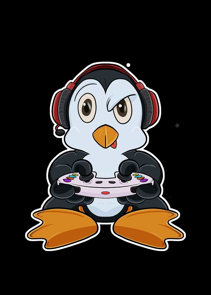 Penguin Video Gamer