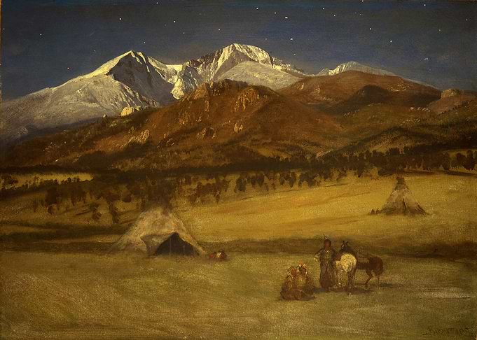 Indian Encampment Evening