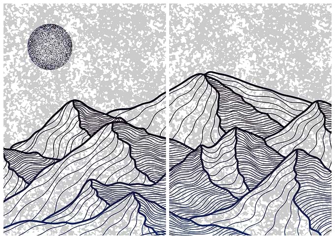 Mountain layout design