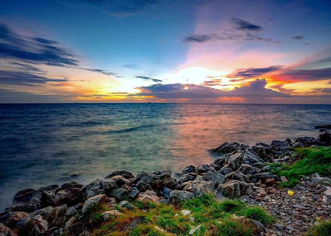 Beach Sunset Nature