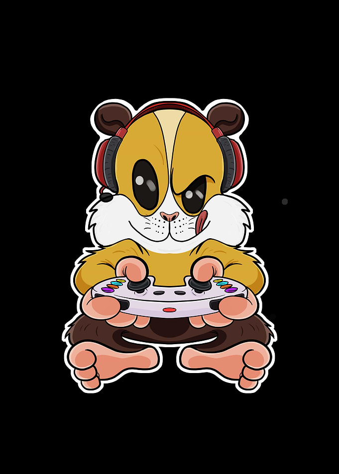 Guinea Pig Video Gamer