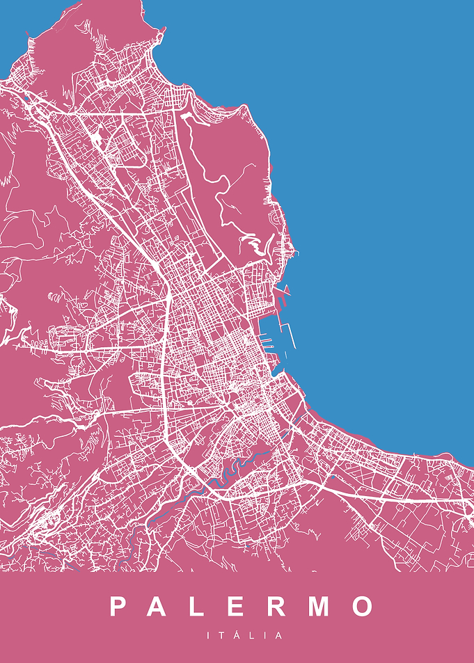 PALERMO Map ITALY