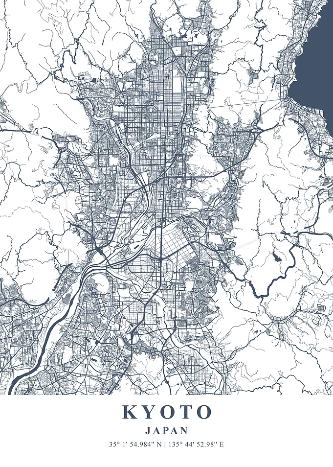 Kyoto Ash Plane Map