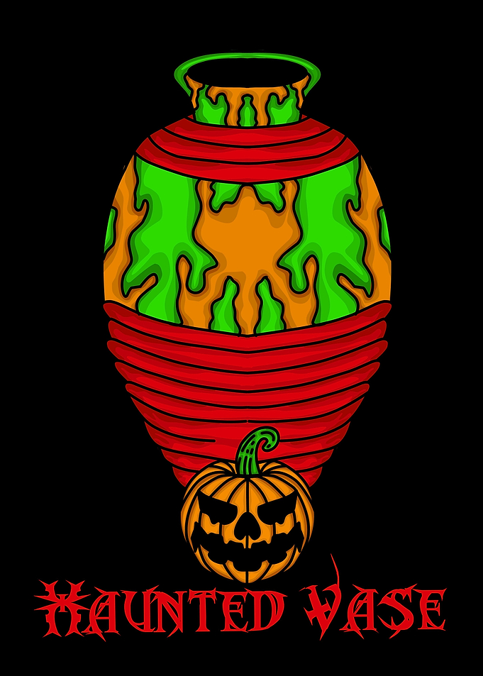 pumpkin halloween vase
