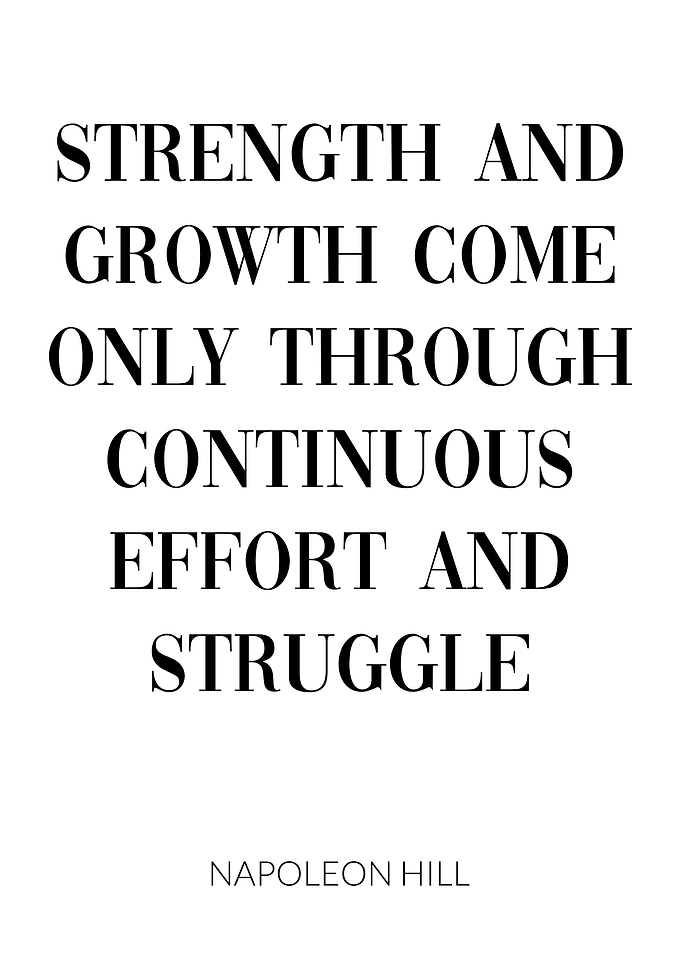 Strength Growth Success
