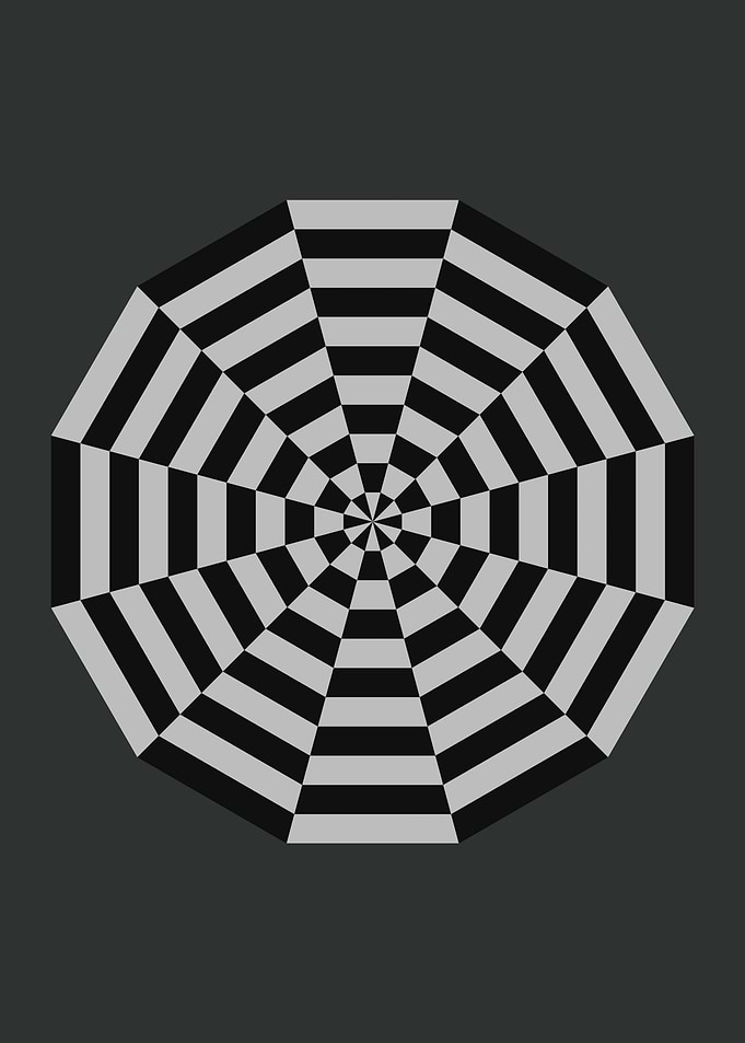 abstract black and white