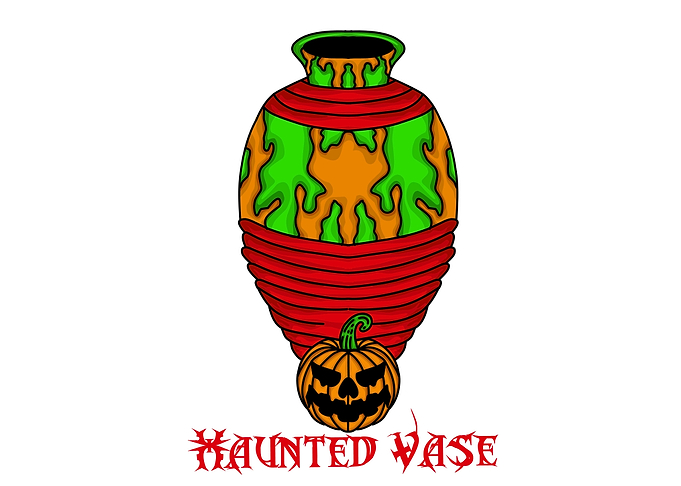 ghost vase