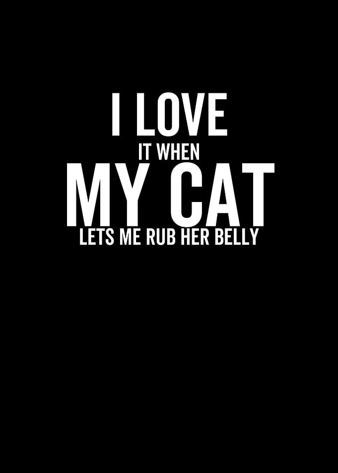 I Love It When My Cat Lets