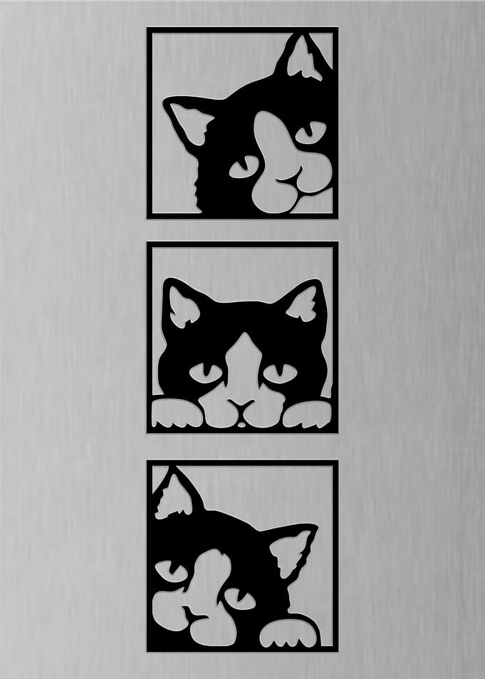 Black cat head