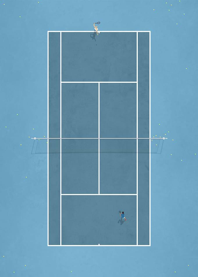 Tennis Court Match Point