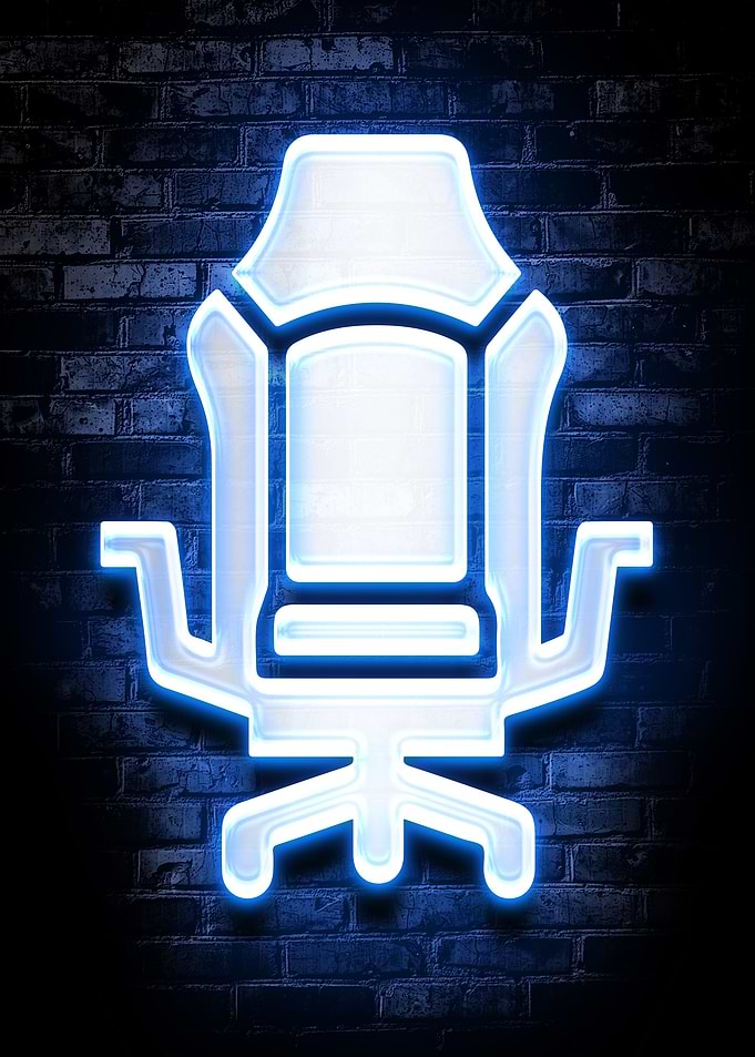 Gaming chair gamer throne