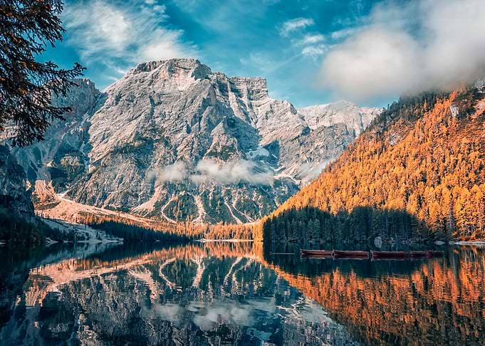 The Dolomites at fall