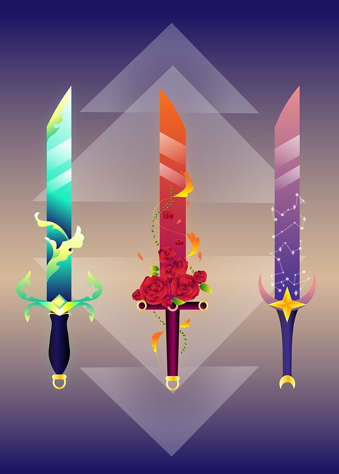 Aesthetic Realm swords