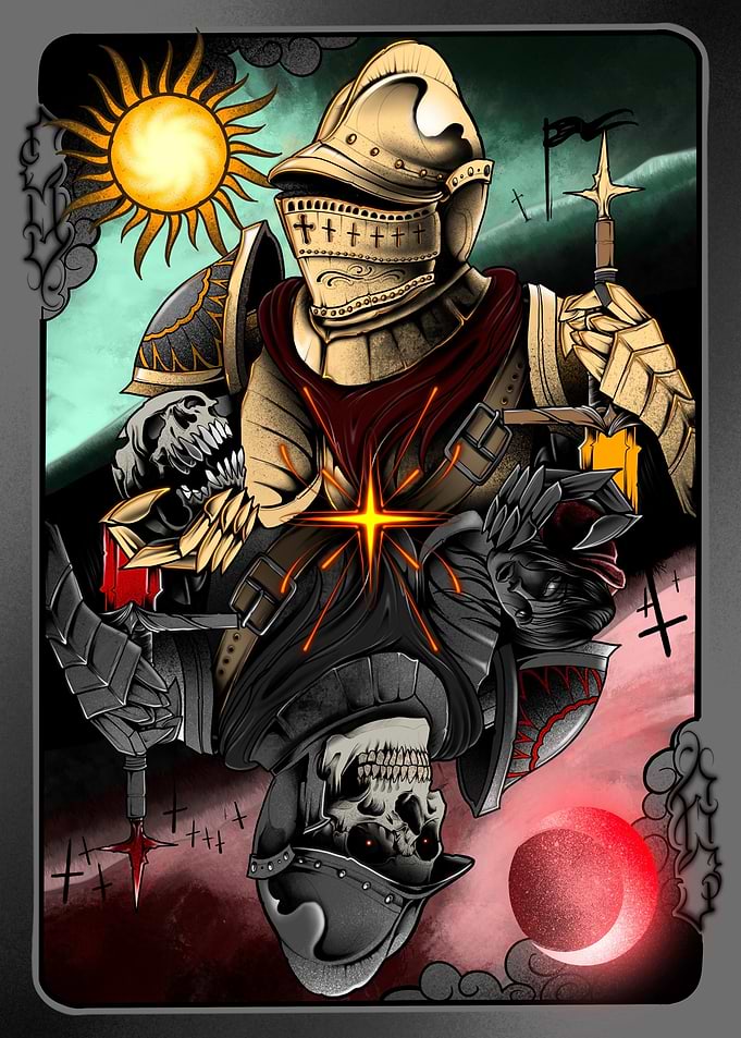 Rotable Knights Card