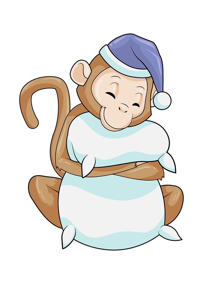 Monkey Pillow Sleepyhead
