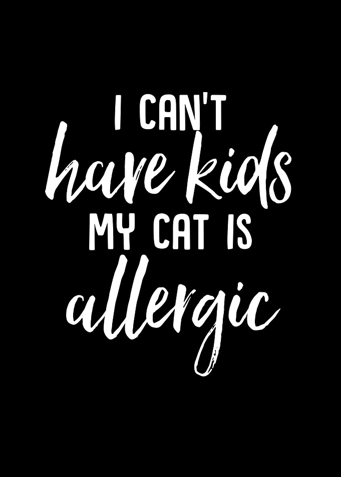 I Cant Have Kids My Cat