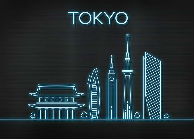 Tokyo City Skyline
