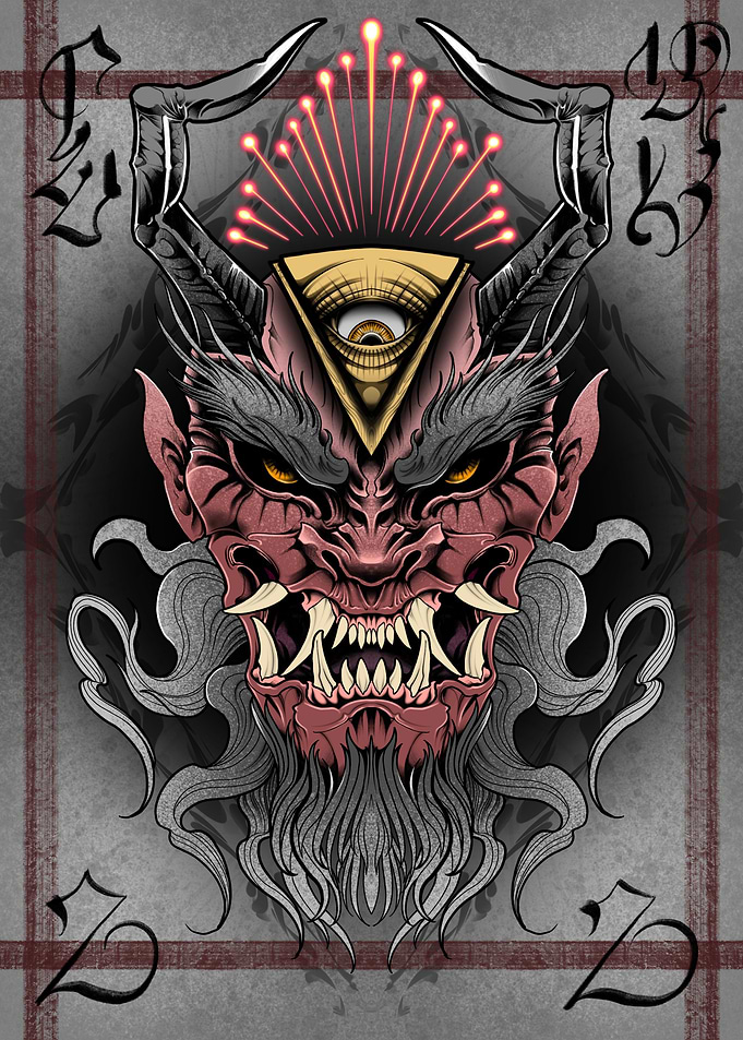 Japanese Oni Demon