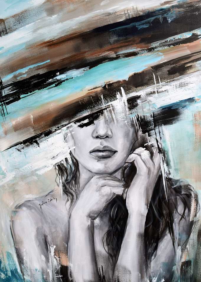 Abstract woman artwork