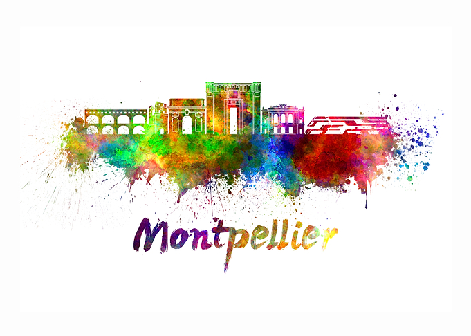 Montpellier skyline