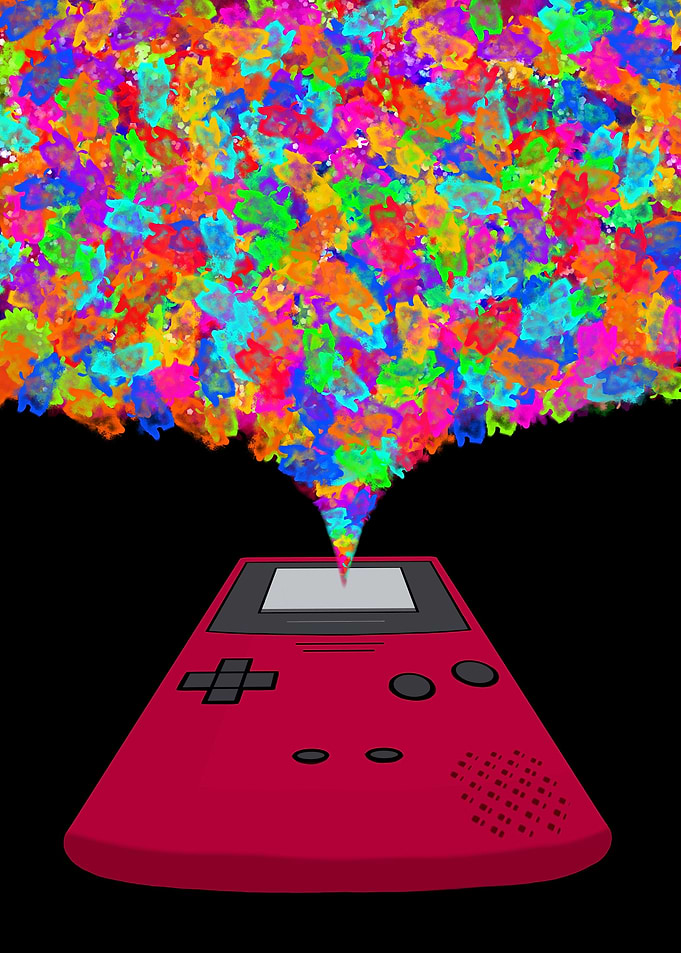 Game Boy Abstract