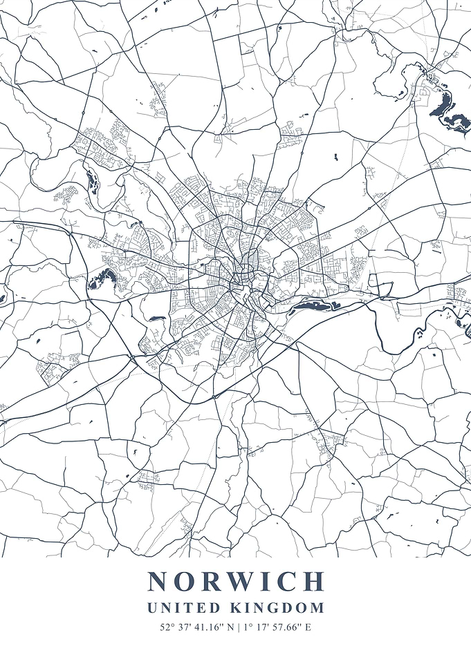 Norwich Ash Plane Map
