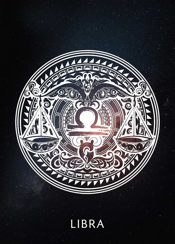 Zodiac Sign Libra Galaxy