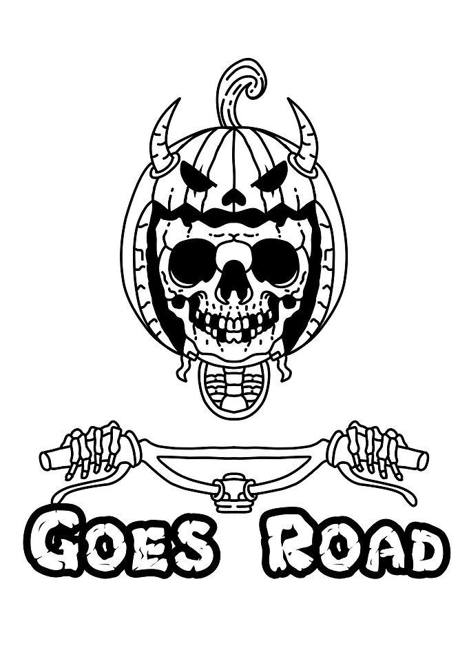 pumpkin goes road