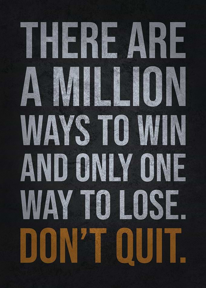 Win vs Lose Do Not Quit