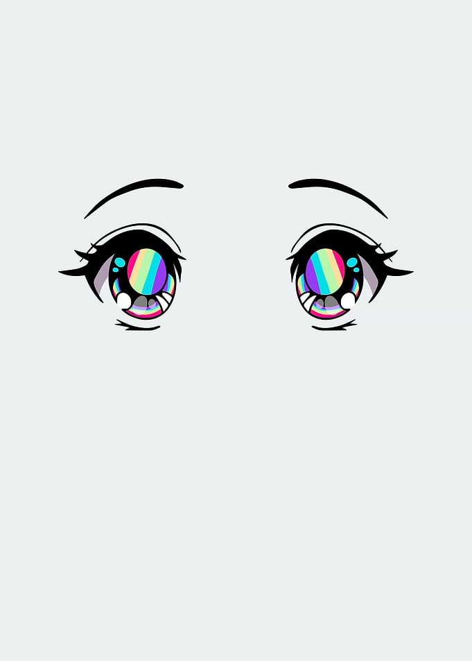 Gay Pride Anime Eyes