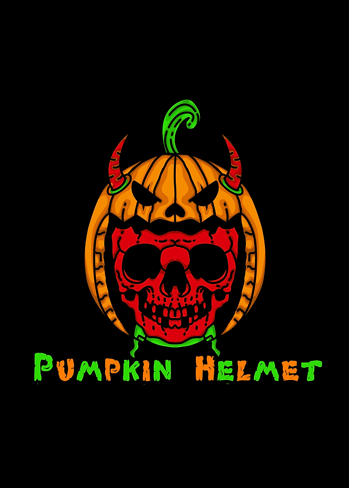 pumpkin helmet