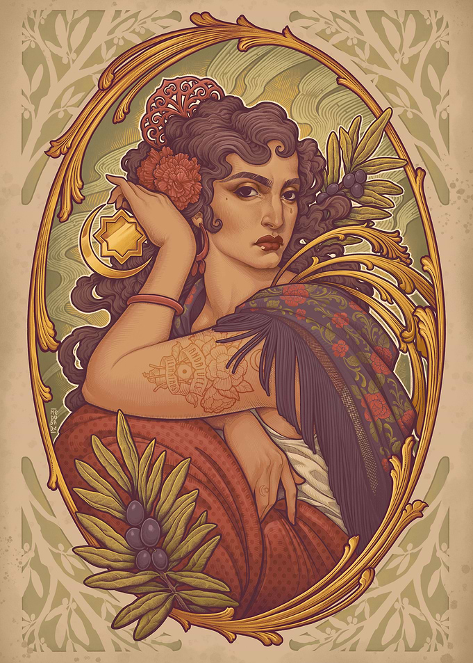 Andalusia allegory Rroma