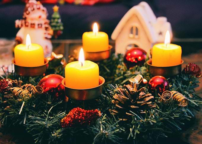 Christmas candles